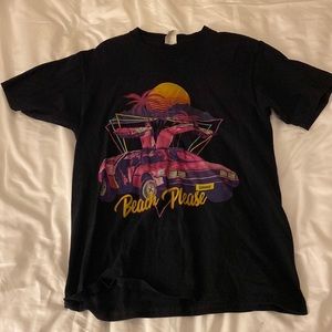 black tee